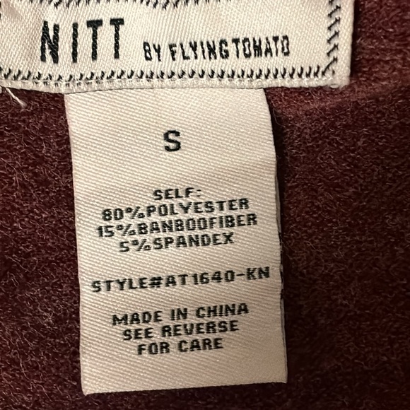 Nitt by Flying Tomato Cowl Neck or Off Shoulder Small - Picture 8 of 10